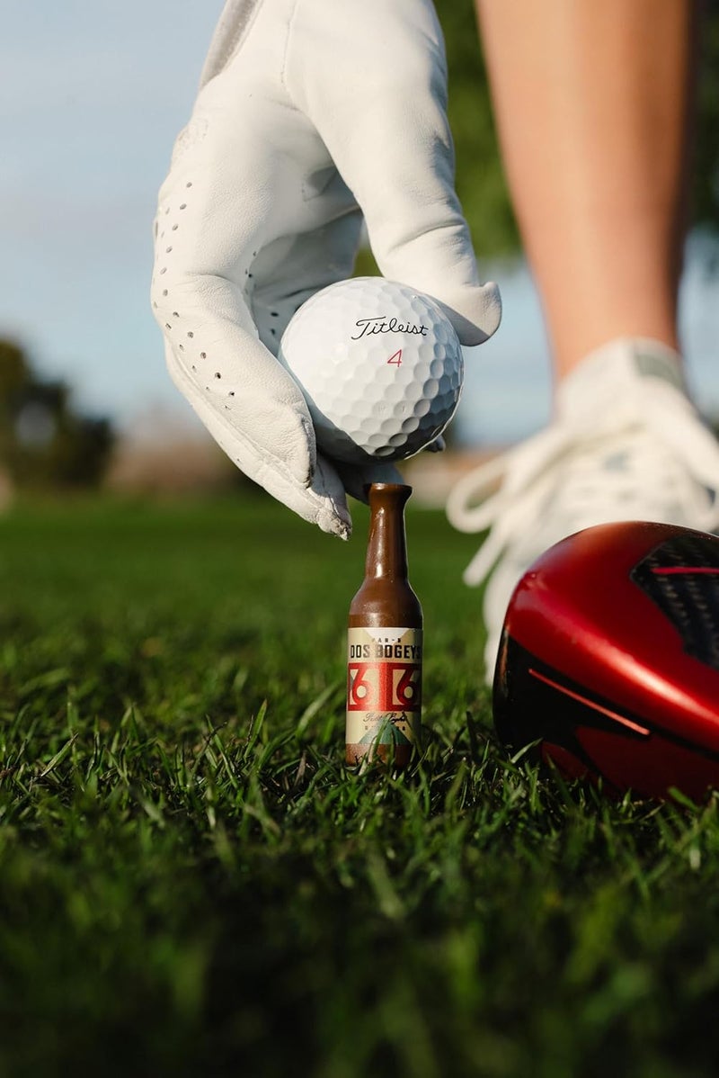 Putt Light Store Beer Bottle Golf Tees, Virtually Unbreakable and Recyclable Plastic Golf Tee 6 Pack, Golf Gift for Men, Bachelor Party Novelty Gift, for Golfers,3-1/4" Tall - Image 2